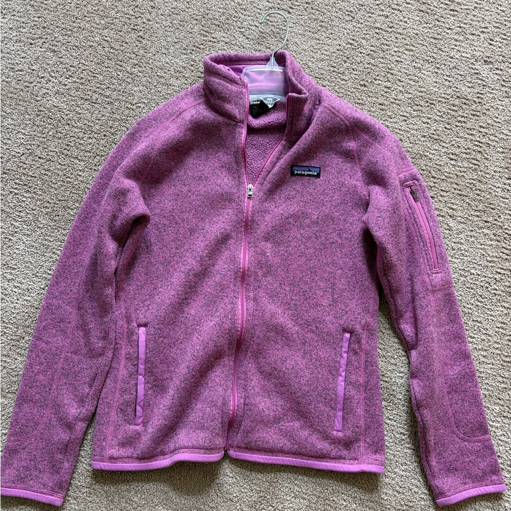 Patagonia Purple Full-Zip Fleece Jacket